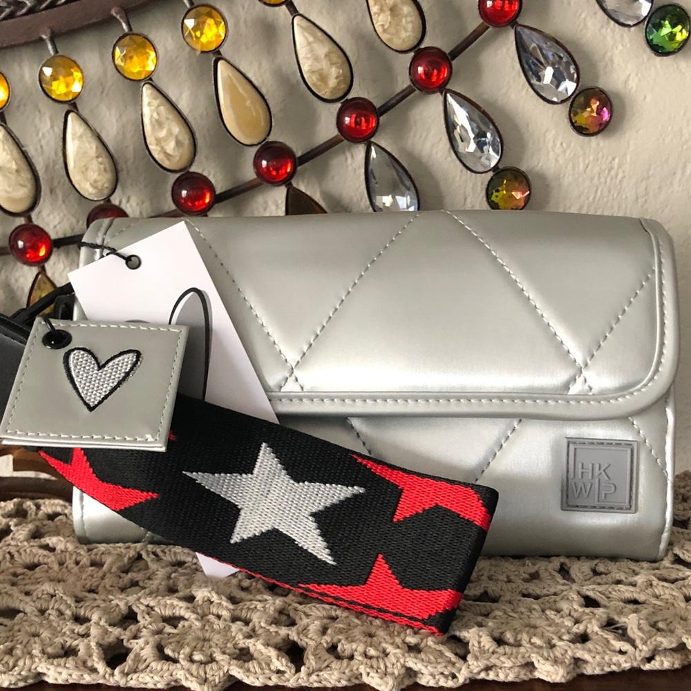 NWT IHKWIP Shawn Killinger Superstar Wallet w/Decorative Wristlet & Key Chain